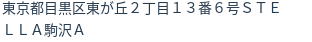 住所(登記所在地)