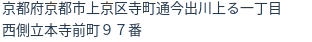 住所(登記所在地)