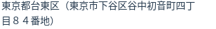住所（登記所在地）