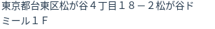 住所(登記所在地)