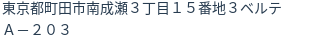 住所(登記所在地)