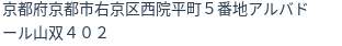 住所(登記所在地)