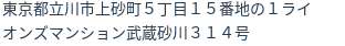 住所(登記所在地)