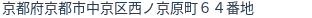 住所（登記所在地）