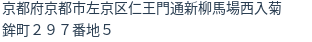 住所（登記所在地）
