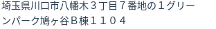 住所（登記所在地）