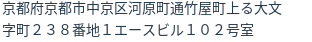 住所(登記所在地)