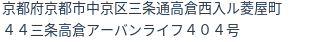 住所(登記所在地)