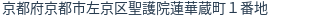住所（登記所在地）