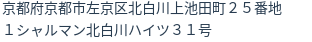 住所（登記所在地）