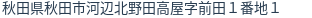 住所(登記所在地)