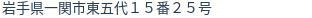 住所(登記所在地)