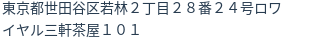 住所(登記所在地)