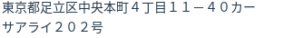住所(登記所在地)