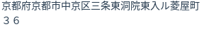 住所(登記所在地)