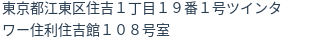 住所(登記所在地)