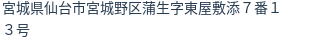 住所（登記所在地）