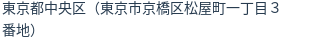 住所(登記所在地)