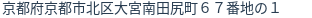 住所(登記所在地)