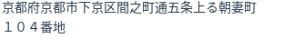 住所（登記所在地）