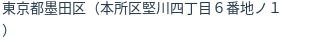 住所(登記所在地)