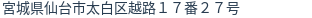 住所(登記所在地)