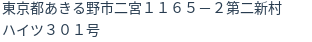 住所(登記所在地)