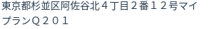 住所(登記所在地)