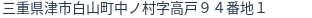 住所(登記所在地)