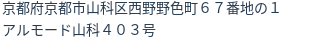 住所(登記所在地)