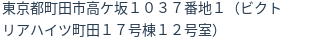 住所（登記所在地）
