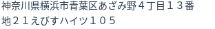 住所(登記所在地)