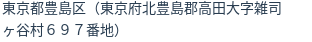 住所(登記所在地)