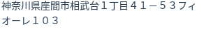 住所（登記所在地）