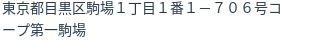 住所(登記所在地)