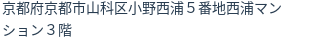 住所（登記所在地）