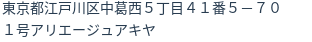 住所(登記所在地)
