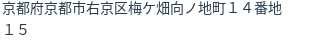 住所(登記所在地)