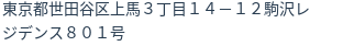 住所(登記所在地)