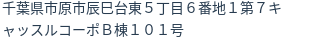 住所(登記所在地)
