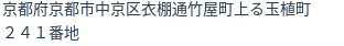 住所（登記所在地）