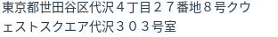 住所（登記所在地）