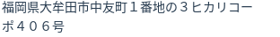 住所（登記所在地）