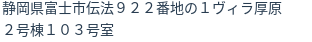 住所（登記所在地）