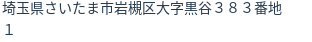 住所（登記所在地）