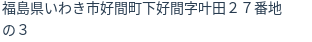 住所(登記所在地)