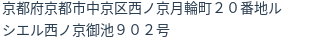 住所(登記所在地)