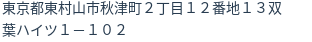 住所(登記所在地)
