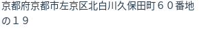 住所（登記所在地）