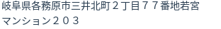 住所(登記所在地)